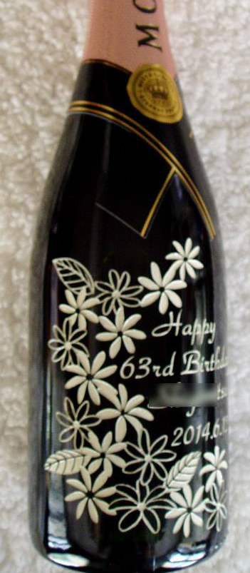 ボトル彫刻 タヒチアン ティアレ