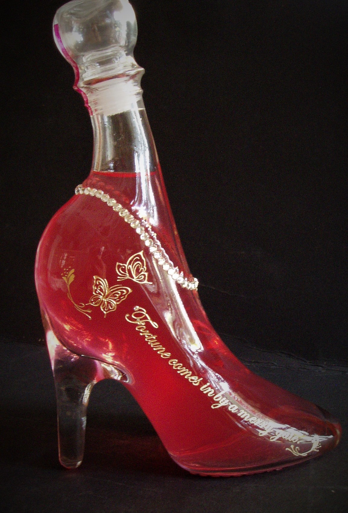 ハイヒールボトル彫刻